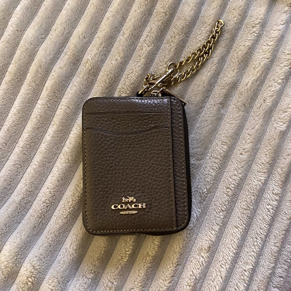 COACH ZIP CARD CASE